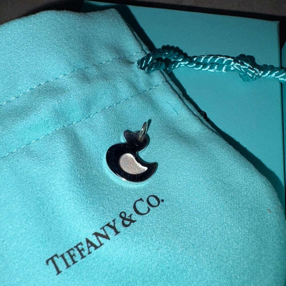 Tiffany & Co. Lucky Duck Charm Brand New Silver Retired RARE